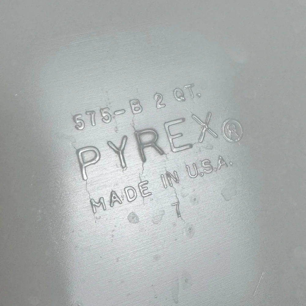 Pyrex 575-B Green Wheat Hospitality Promotional Space Saver 2 QT Casserole Lid